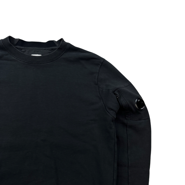 CP Company Charcoal Cotton Crewneck Sweatshirt - Medium
