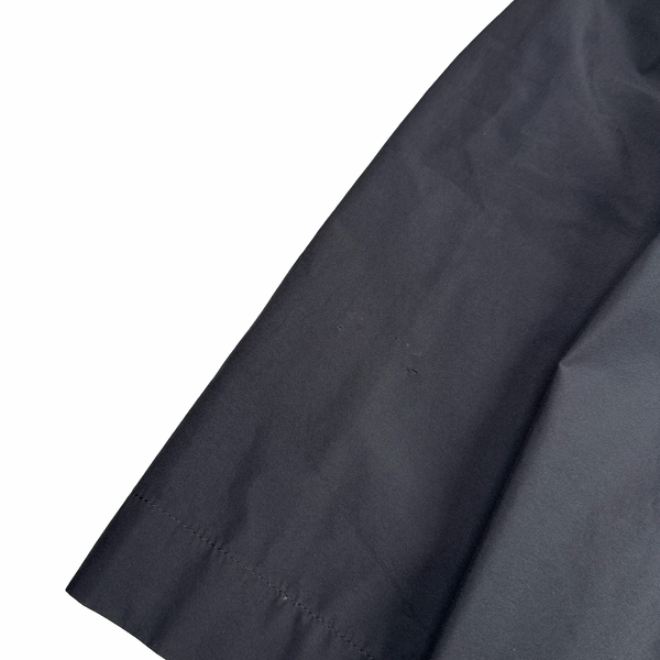 Prada Grey Nylon Red Tab Long Goretex Jacket - XXL