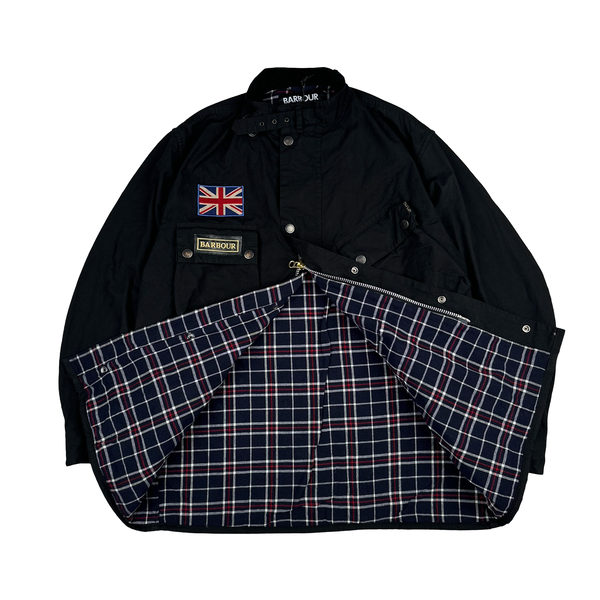 Barbour 60th Anniversary Black Cotton Multi Pocket Field Jacket - XL