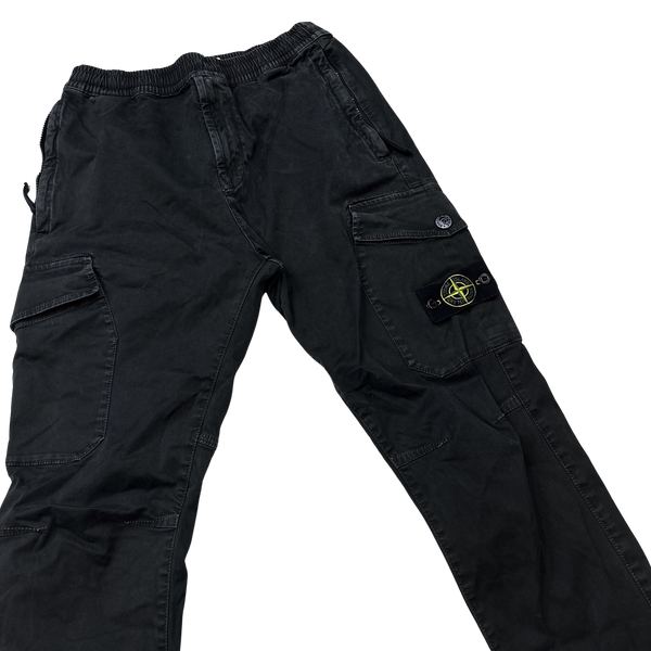 Stone Island 2020 Charcoal RE T Cargo Trousers - 30"