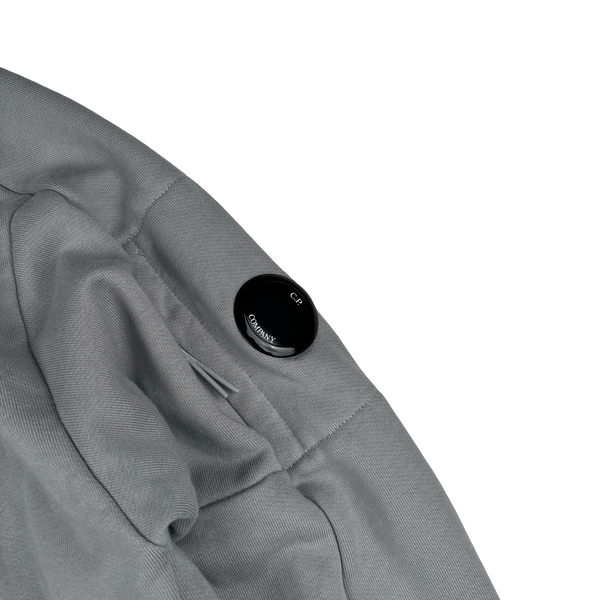 CP Company Grey Quarter Zip Lens Viewer Pullover - 3XL