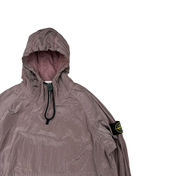 Stone Island 2018 Pink Nylon Metal Smock - Large