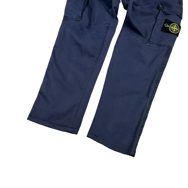 Stone Island Midnight Blue Cargo Trousers - Small
