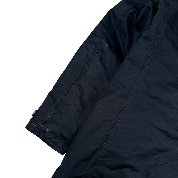 Stone Island 2018 Navy Primaloft Lined David TC Trench Coat - Large