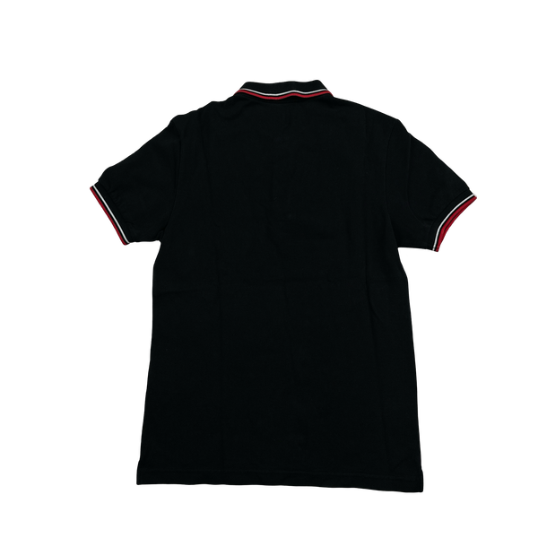 Prada Black Cotton Polo - Small