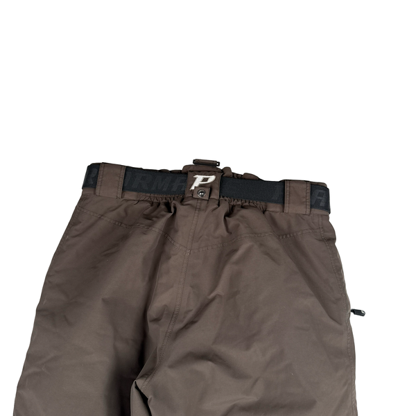 Peak Performance Brown Gore-Tex Fleece Lined Ski Trousers - Medium