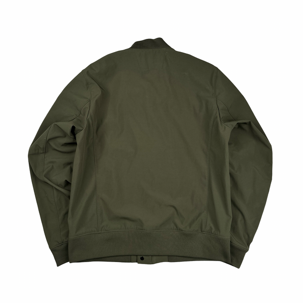 CP Company Khaki Soft Shell Bomber Jacket - Large