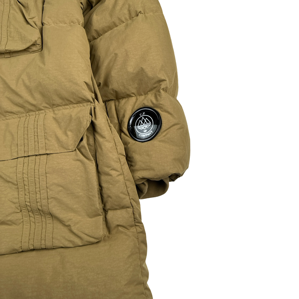 Adidas Spezial X CP Company RARE Sand Thick Puffer Print Lined Jacket - XL