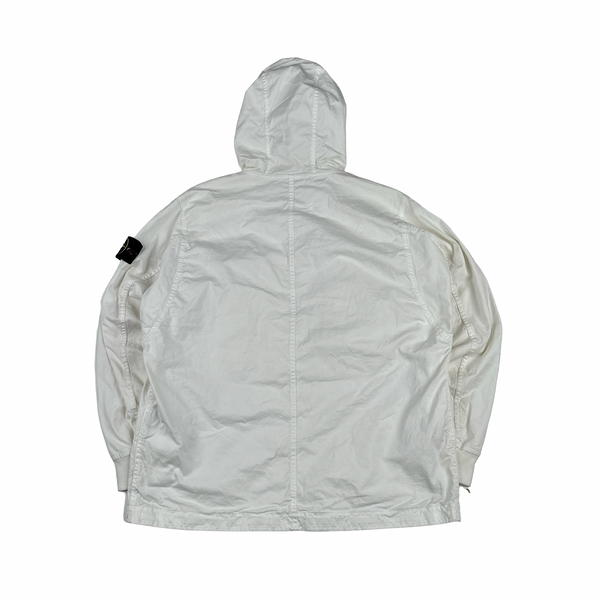 Stone Island 2021 White Multi Pocket Smock - Small