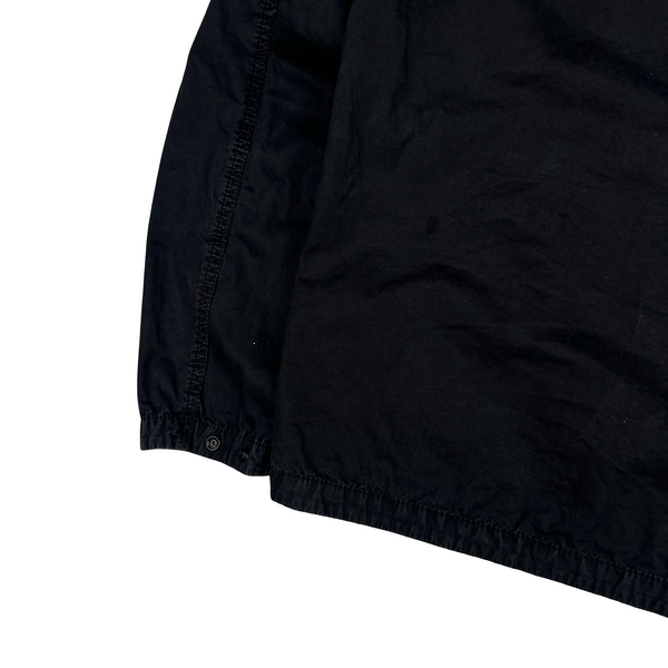 Stone Island 2021 Black Cotton Overshirt - Small