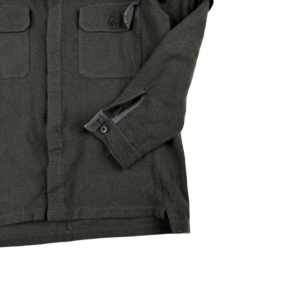 Stone Island Vintage Grey 1998 Wool Overshirt - Medium
