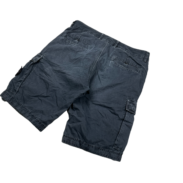 Stone Island 2016 Navy Cotton Cargo Shorts - 31"
