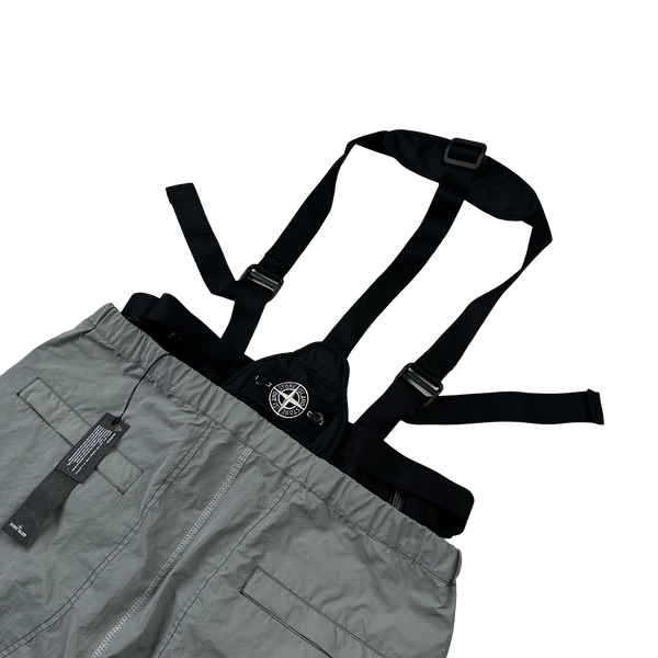 Stone Island 2018 Green Reflective Back Badge Overalls - Large, XL, XXL