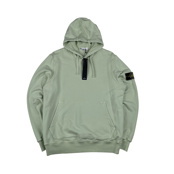 Stone Island 2021 Mint Pullover Hoodie - Large