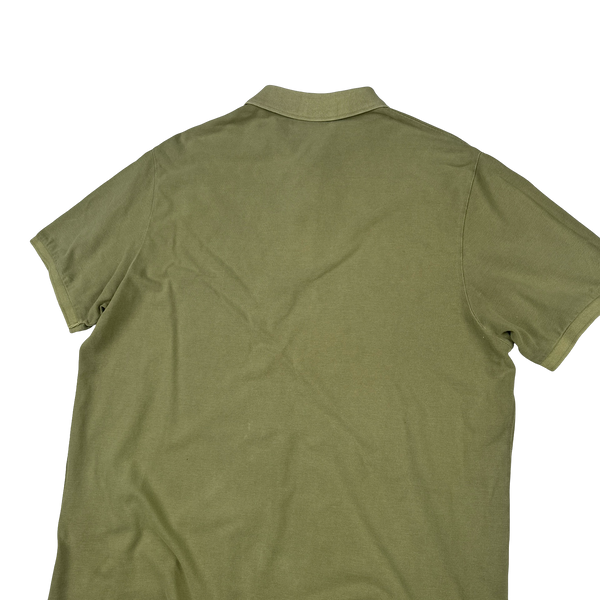Stone Island 2022 Sage Green Cotton Polo Shirt - 3XL