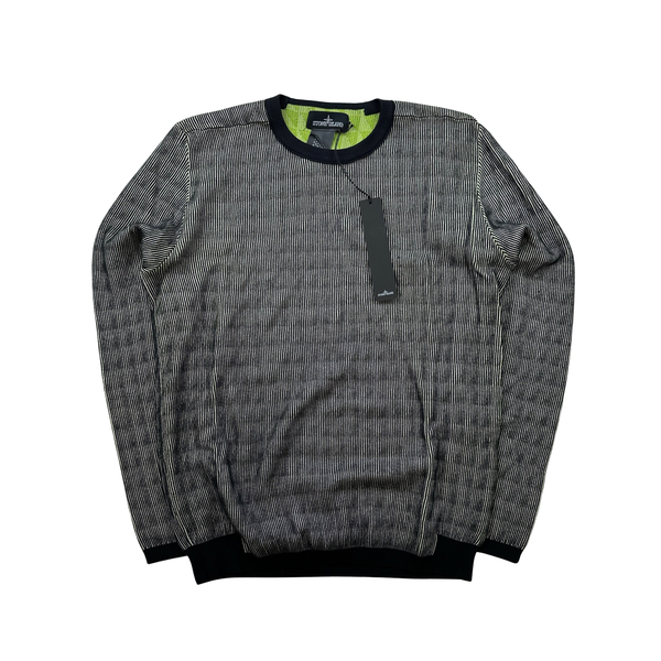 Stone Island 2014 Shadow Project Cotton Ribbed Grey Crewneck