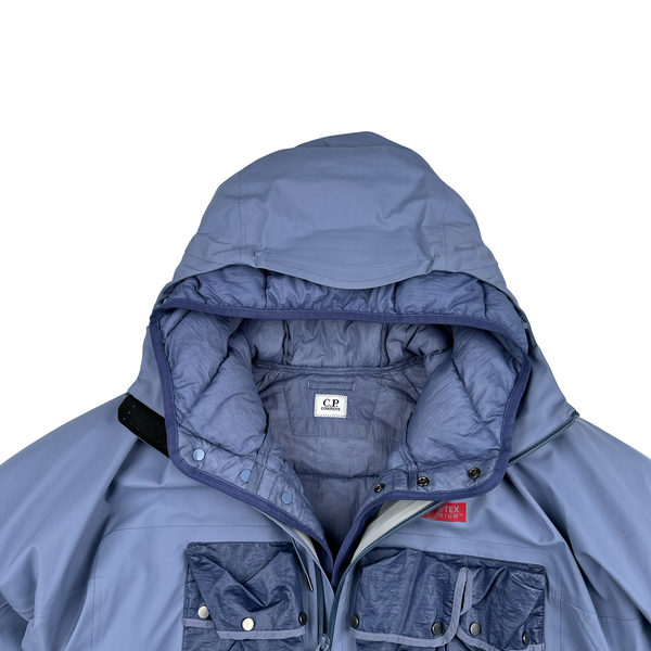 CP Company Lilac Goretex Infinium Waterproof Down Liner Jacket - XL