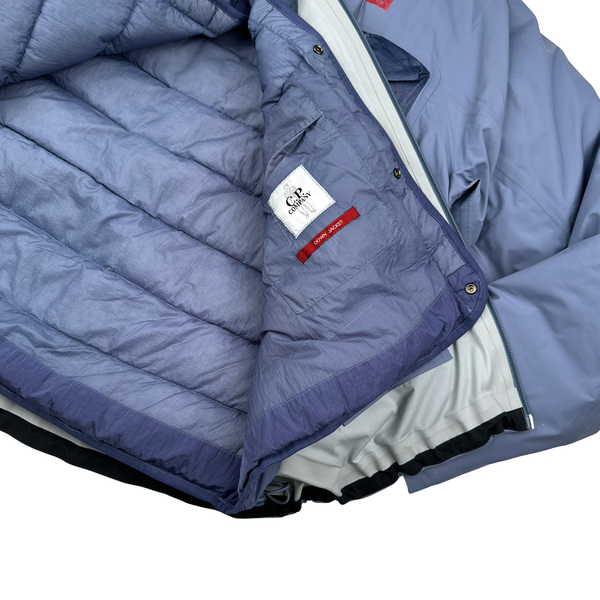 CP Company Lilac Goretex Infinium Waterproof Down Liner Jacket - XXL