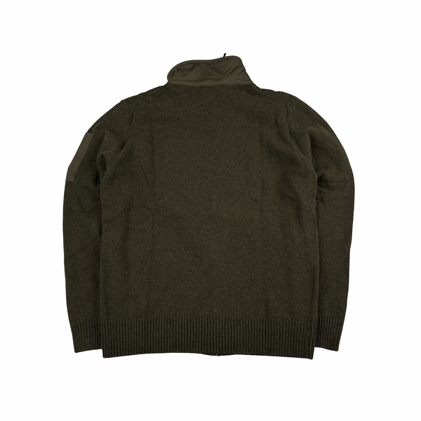 CP Company Heavyweight Zipped Knit Lens View Jumper - XL