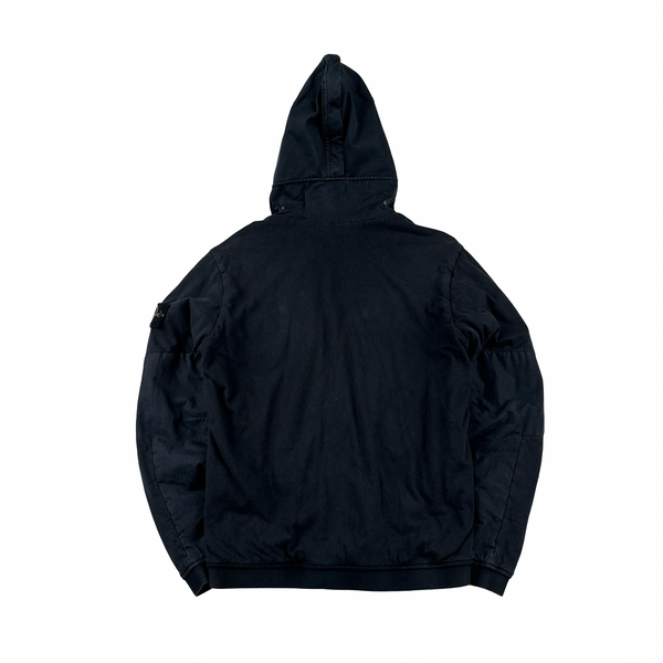 Stone Island 2016 Jersey Shell Split Velvet Hood Jacket - Small
