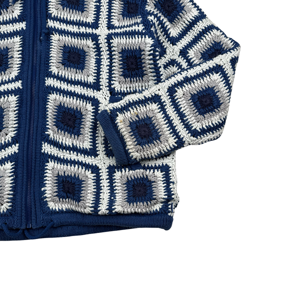 Supreme Thick Hand Woven Crochet Knit Knitted Jumper - Large