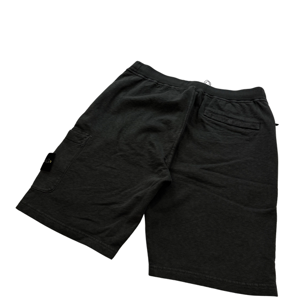 Stone Island 2023 Cotton Dark Khaki Shorts - Large & XL