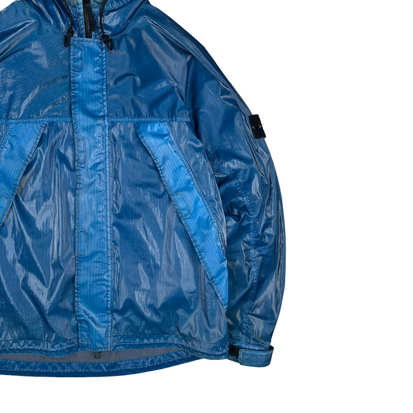 Stone Island 2012 Blue Prismatica Hooded Jacket - XL