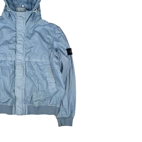 Stone Island 2013 Blue Membrana TC Hooded Jacket - 3XL