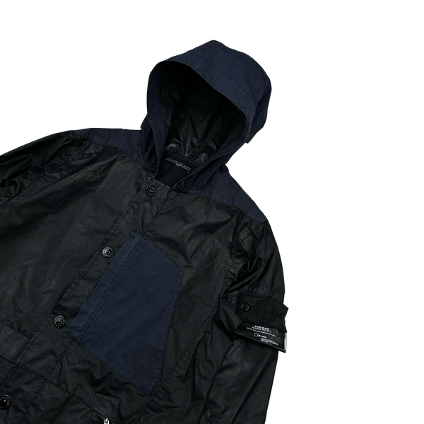 Stone Island 2013 Shadow Project Navy Gommato-R Hooded Jacket - Medium