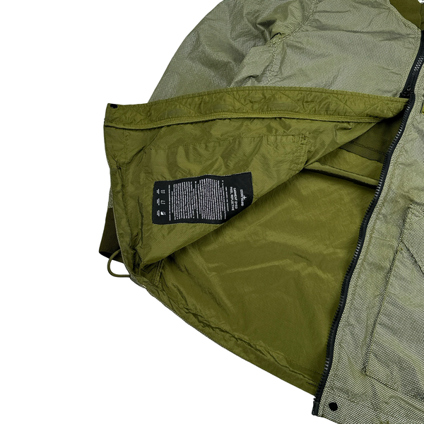 Stone Island 2016 Green Pixel Reflective Bomber Jacket - Medium