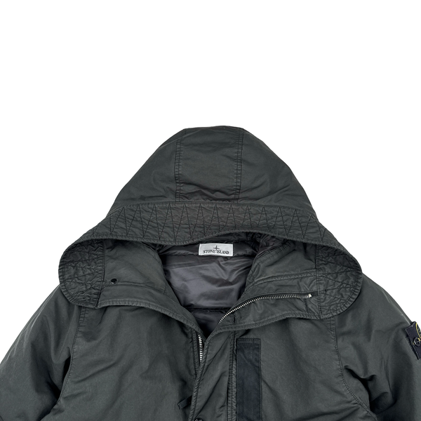 Stone Island 2022 Charcoal David TC Down Puffer Jacket - Medium