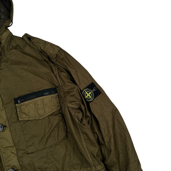 Stone Island 2013 Khaki Green Membrana TC Field Jacket - XL