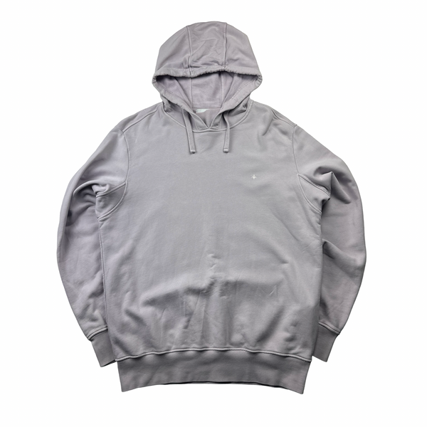 Stone Island Stellina 2022 Light Purple Pullover Hoodie - Large