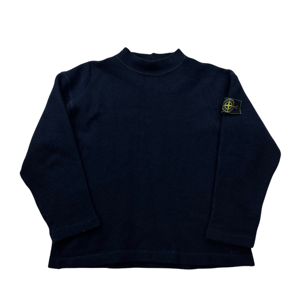 Stone Island Vintage 1994 Blue Pullover Jumper - Large