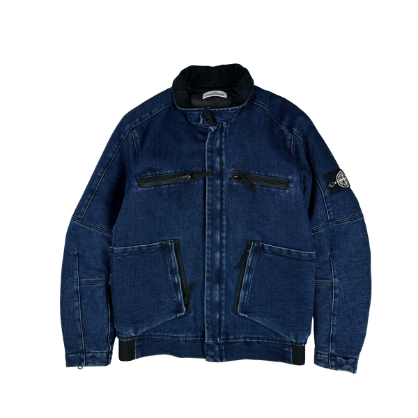 Stone Island 2016 Polypropylene Denim Primaloft Jacket - Large