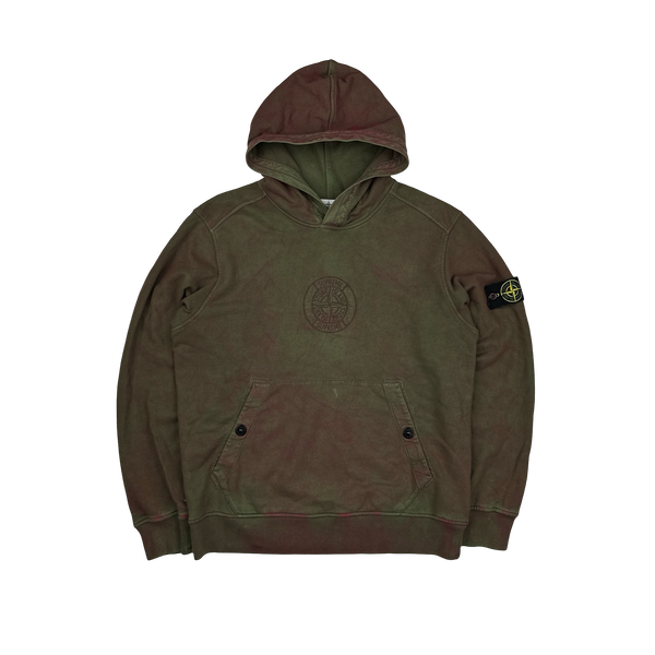 Stone Island x Supreme 2019 Dust Treatment Hoodie - Medium