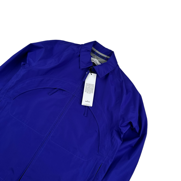 Stone Island Marina Gore Tex Waterproof Spellout Jacket - Large