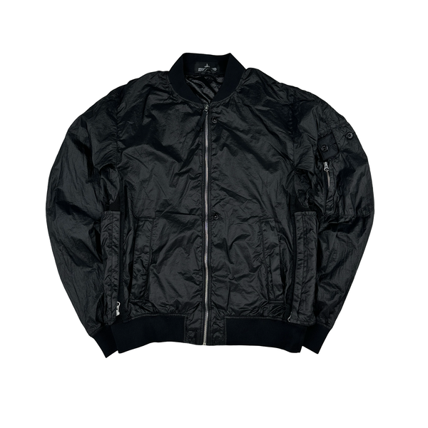 Stone Island Black 2017 Lucid Shadow Project Bomber Jacket - Small