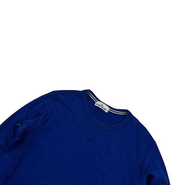 Stone Island 2015 Blue Cotton Pullover Jumper - Medium