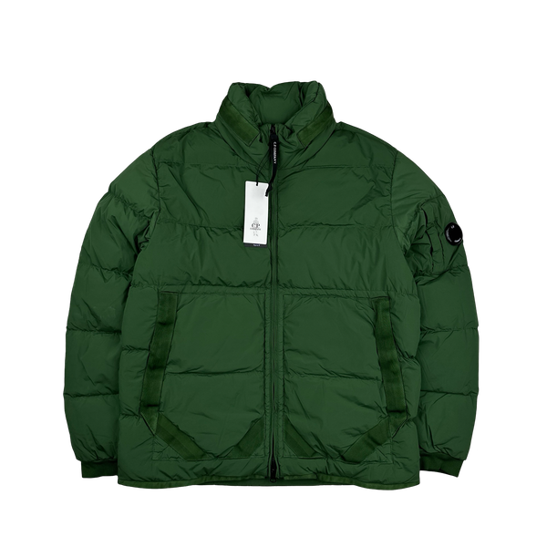 CP Company Green Down Filled Nycra R Puffer Jacket - Small, Medium, Large, XL