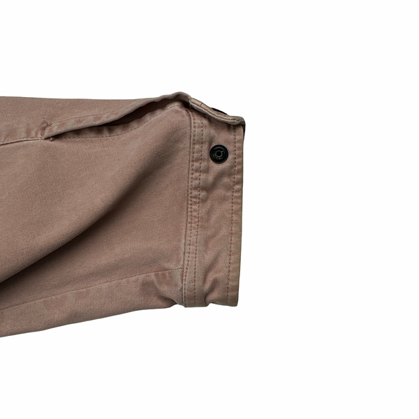 Stone Island 2016 Salmon Thick Cotton Hooded Overshirt - XL