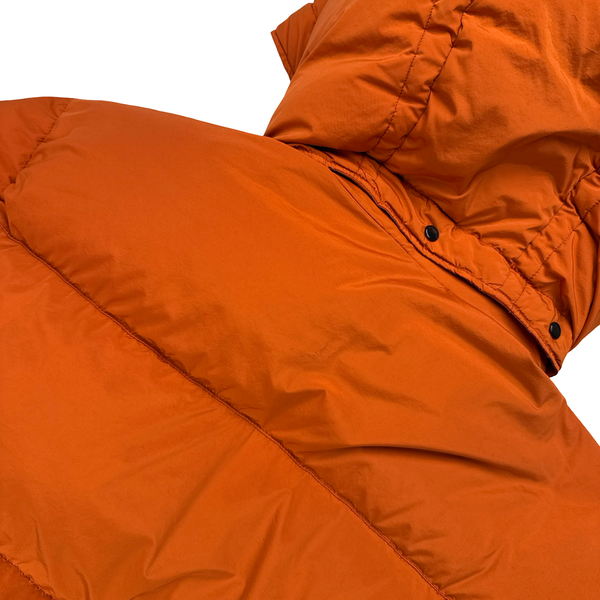 CP Company Orange Down Filled Nycra Puffer Jacket - Large