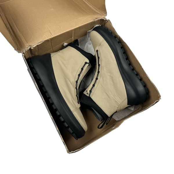 Stone Island 2021 Ecco Scarpa Leather Boots - UK 10