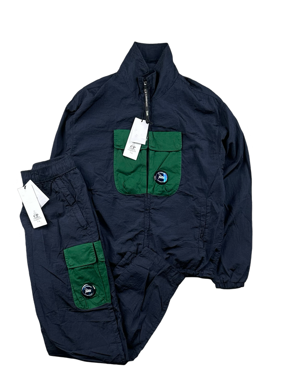 CP Company x Patta Zipped Nylon Windbreaker Tracksuit Set - XS