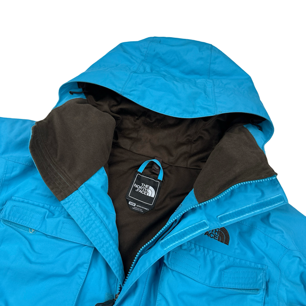 North Face Blue HyVent Rain Jacket - Medium