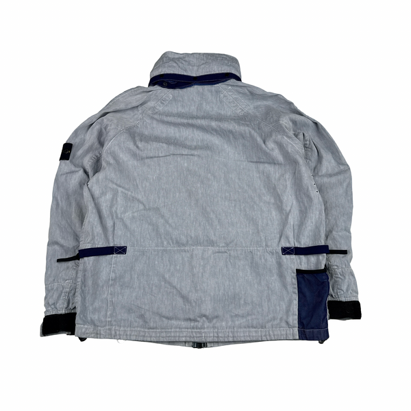 Stone Island 2011 Blue Lino Zipped Jacket - XL