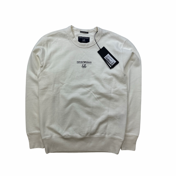 CP Company X Empori Armani Logo Crewneck Jumper - Small