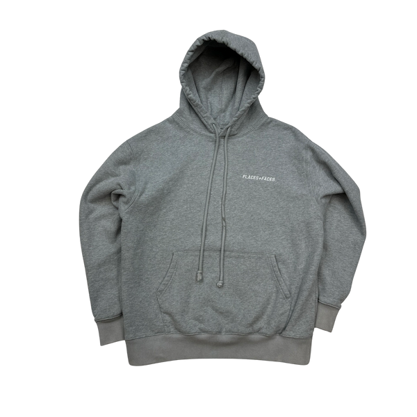 Places+Faces Light Grey Hoodie - Medium