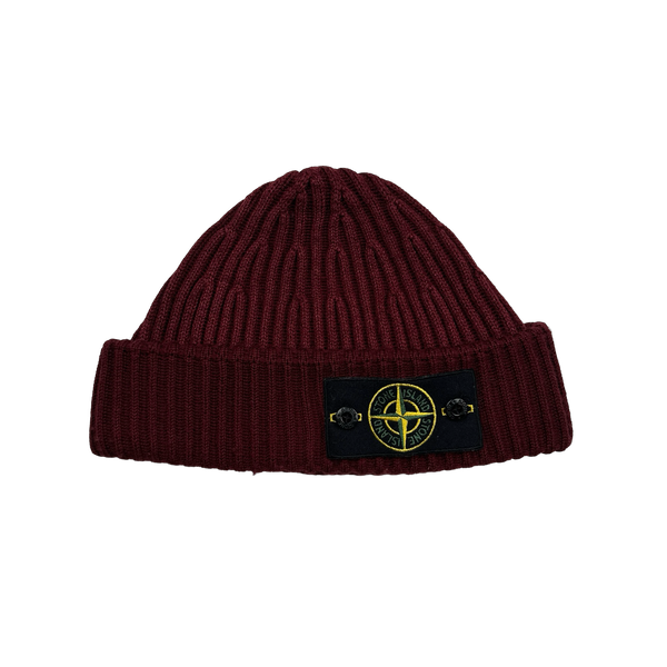 Stone Island 2012 Red Two Tone Beanie