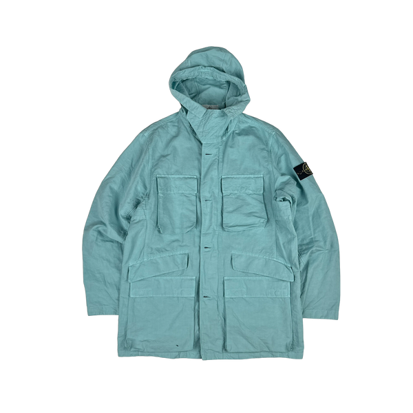 Stone Island 2022 Tela Cotone Lino Flammato TC Jacket - Large